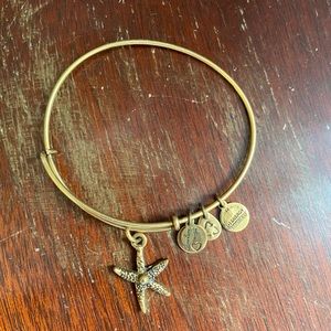 Alex and Ani Gold Starfish Bracelet